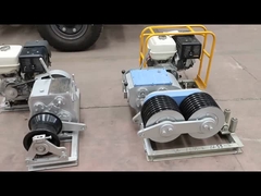 Wynka benzynowa z podwójnym bębnem o pojemności 5T do ciągnięcia kabli