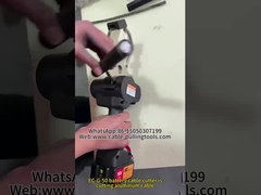 Jedna maszyna może zrobić wszystko, tnąc kable Al i Cu, przewodniki ACSR, stalowe przewody.