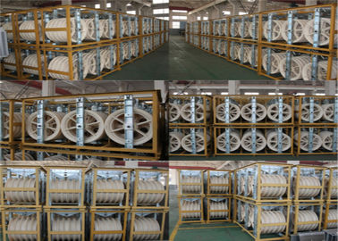 kupować Four Bundled Conductor Pulley Block Section Area Under 630mm2 Line Stringing With Nylon Wheel online manufacture
