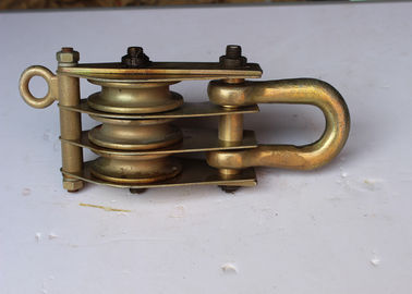 kupować Tower Erection Tools 20KN Three Sheave Steel Block And Tackle Pulley online manufacture