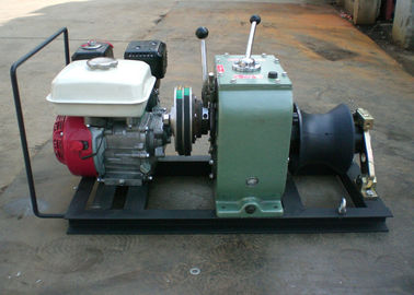kupować High Efficiency Fast Petrol Cable Winch Puller Engine Powered Capstan 3 Ton online manufacture