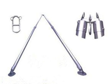 kupować Aluminum Alloy A shape Tubular Tower Erection Tools / Stringing Equipment Gin Pole online manufacture