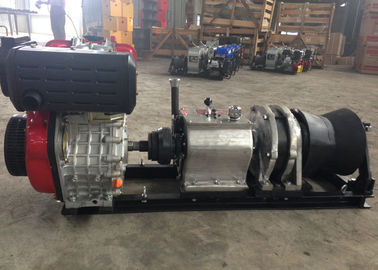 kupować Tower Erection Tools 5 Ton Speedy Diesel Engine Wire Rope Winch For Cable Pulling online manufacture