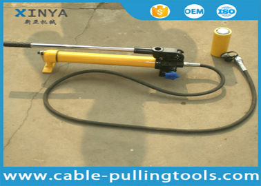 kupować 700 bar Wysokociśnieniowy ręczny przenośny hydrauliczny pompy oleju / narzędzia do sznurowania linii przesyłowych online manufacture