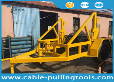 kupować 3T - 10T Heavy duty suspension cable drum reel carrier trailer for cable pulling online manufacture