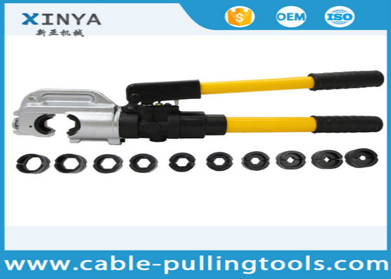 kupować 13-tonowe ręczne narzędzie hydrauliczne do zaciskania z matrycami sześciokątnymi do końcówek kablowych miedzianych i aluminiowych 10-400mm² online manufacture