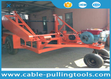 kupować 5T Multi function Full Cable Drum Trailer Other Tools With Water Cooled Diesel Engine online manufacture