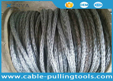 kupować 24mm Anti-twisting Breaking Load 360kN Braided Steel Wire Rope Overhead Line Stringing Rope online manufacture