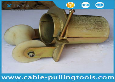 kupować Bell Mouth Cable Roller for Pulling 100mm Cable With Nylon Wheel online manufacture