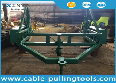 kupować 12 Ton Load Capacity Underground Cable Tools Cable Drum Carrier With Surface Treatment Spray Paint online manufacture