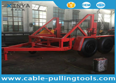 kupować 12 Ton Capacity Cable Drum Trailer Underground Cable Tools With Hand Brake and Air Brake online manufacture