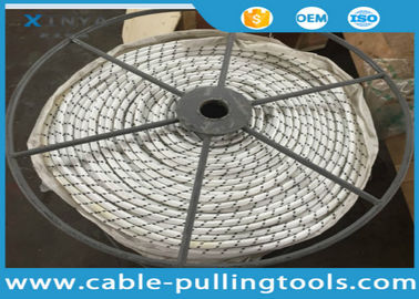 kupować High Strength Fiber Optic Cable Tools Polyester PP Double Braided Rope For Pulling OPGW online manufacture