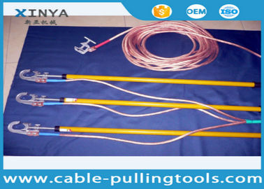 kupować 110 KV Earthing Device Safety Tools Electrician 220KV With Copper Wire / Ground Clip online manufacture