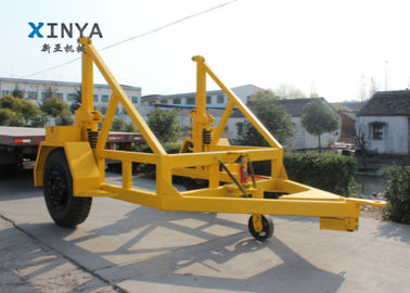 kupować 80KN Kabel hydrauliczny bębnowy Przyczepa bębnowa do średnicy cewki 3300mm, żółty online manufacture