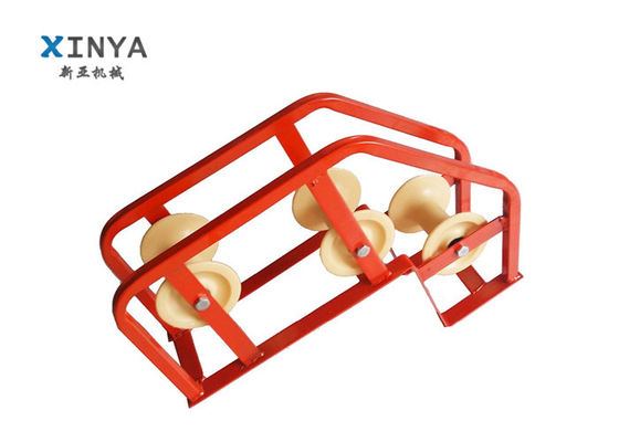 kupować 10KN Nominalne obciążenie kablowe rolety narożne z trójkątnym design rolki nylonowej dla korozji i zużycia odporne na ciągnięcie kabli online manufacture