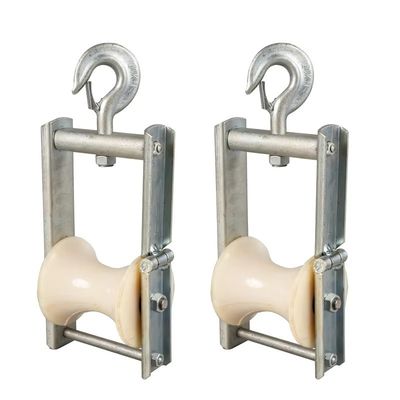 kupować Wytrzymałe rolki do ciągnięcia kabli powietrznych z blokami aluminiowymi i nylonowymi online manufacture
