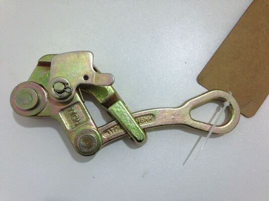 kupować Heavy-Duty 2-Ton Cable Pulling Clamp with Anti-Slip Serrated Jaws for 4-22mm Wire Ropes online manufacture