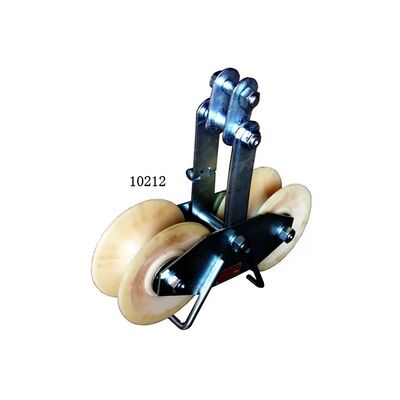 kupować Blok do przeciągania z podwójnym krążkiem, z obciążeniem znamionowym 25 KN i krążkami z nylonu MC lub aluminium dla płynnej pracy na łożyskach kulkowych online manufacture