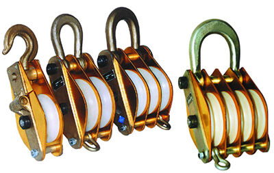 kupować Trójkołowe 30 kN aluminiowe stopy Snatch Pulley Block do ciągnięcia i podnoszenia sznurowych online manufacture