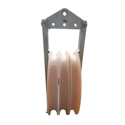 508 serii MC Nylon Sheave Duża średnica Stringing Pulley Block do budowy energii