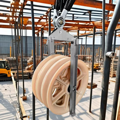 Wielkiej średnicy Nylon Belt Pulley Stringing Blocks Customizable OEM Timing Stringing Pulley Electrical Power Transmission Pulley