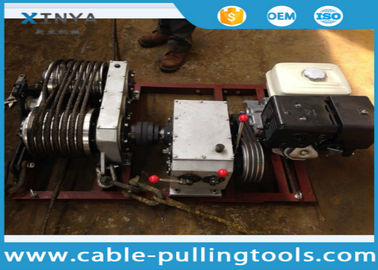Double Drum Honda Gasoline Cable Winch Puller Winch With 5T Load Capacity , 7 Grooves