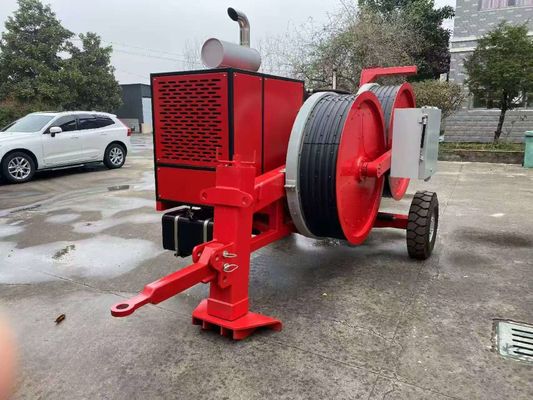 2x50KN Ciągłe napięcie hydrauliczne z silnikiem wysokoprężnym i elektronicznym sterowaniem na wiązanie kabli